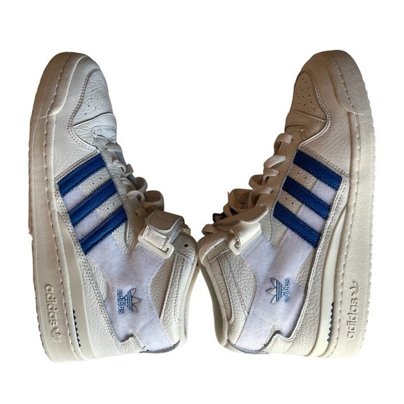 Adidas Forum Mid Shoe Off White Blue Bird Colorway Size 10.5 Authentic GX1021 main image 9